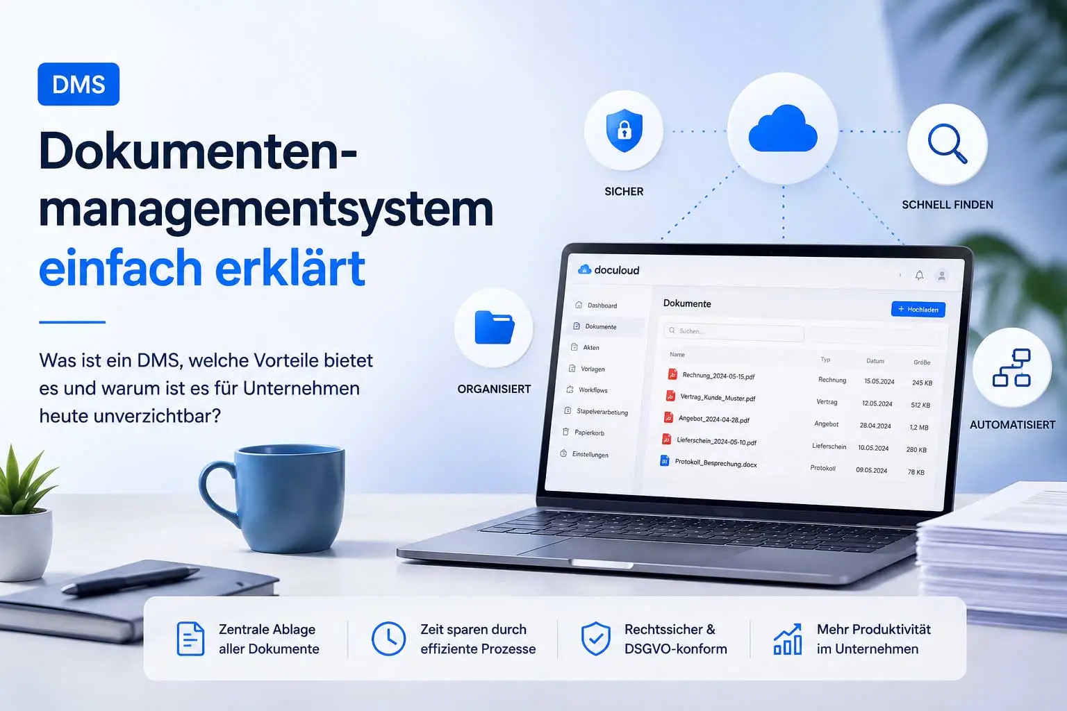 Dokumentenmanagementsystem von Doculoud